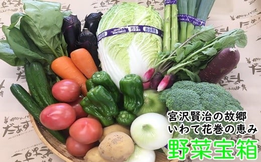 花巻のめぐみ野菜宝箱《数量限定》 【006】