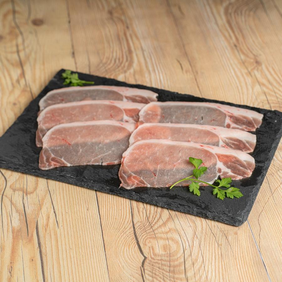 ＜麦小町＞長万部町産豚ロース肉しゃぶしゃぶ用1.8kg（300g×6パック）