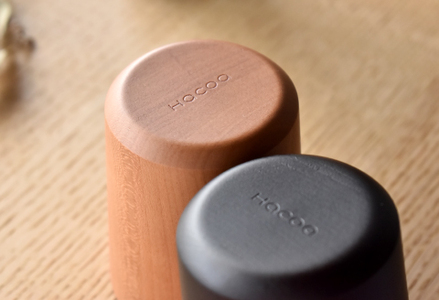 【Hacoa】食卓に温もりを添える天然木チェリーのコップ「Wooden Cup」