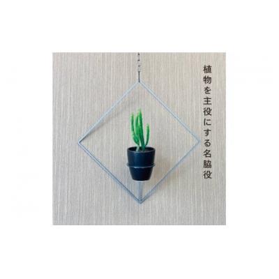 ふるさと納税 幸田町 GRAVIRoN Hang Plants シリーズ Diamond　 酸洗鉄(プランツハンガー) |  | 01