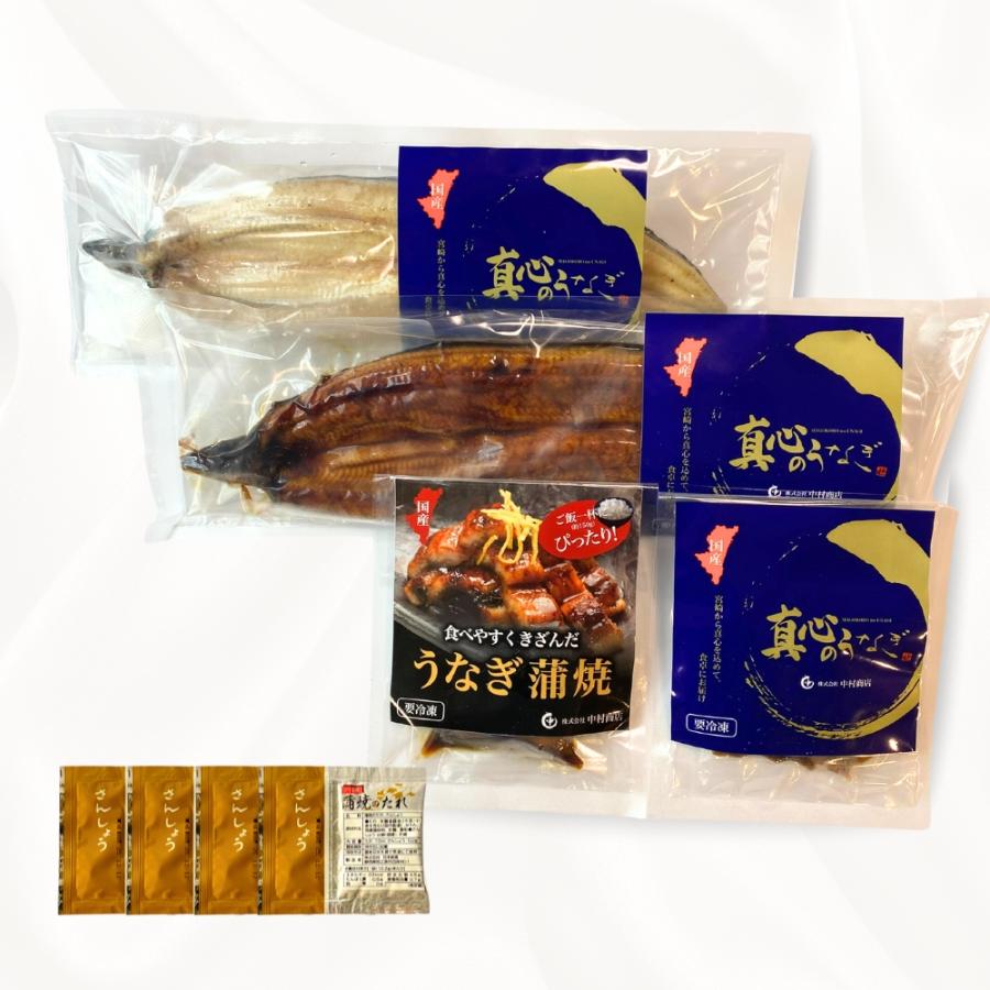 ＜中村商店＞【定期便】国産うなぎ 竹セット×6回