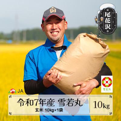 ふるさと納税 尾花沢市 令和7年産  玄米 雪若丸 10kg 山形県尾花沢市産 ja-ywgxa10