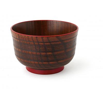 ふるさと納税 高野町 陣筋入　汁椀　赤　5個入り |  | 01