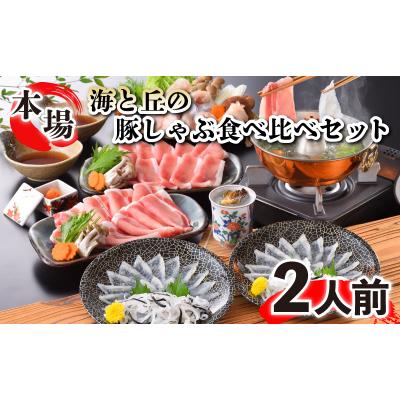 ふるさと納税 下関市 ふぐ刺し ちり鍋 豚しゃぶセット冷凍 2〜3人前 とらふぐ FG009