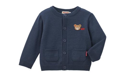 ミキハウス　ニットカーディガン 100サイズ ALPFX005-100