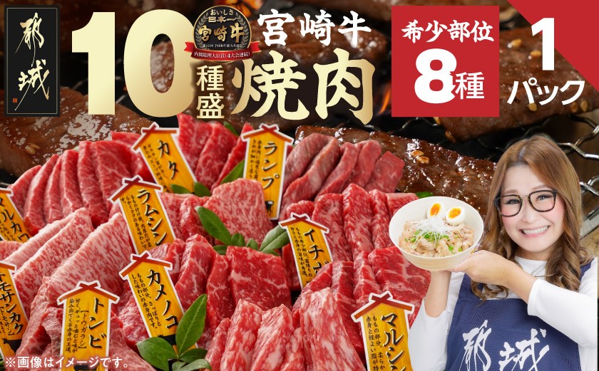 
                  宮崎牛食べ比べ10種盛り焼肉セット_17-31-003-600g_(都城市) 宮崎県産 宮崎牛 A4ランク 焼肉 セット 内モモ カタ トンビ ランプ ラムシン マルシン カメノコ イチボ マルカワ ミスジorトモサンカク 10種類 贈答用  ギャル曽根さんおすすめの牛肉返礼品
                
