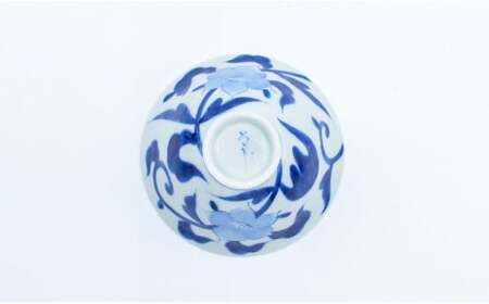 有田焼 桔梗柄 飯碗 2個セット【まるぶん】食器 器 うつわ 手描き お茶碗 おちゃわん A25-501