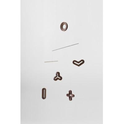 ふるさと納税 旭川市 旭川家具 コサイン cosine　STEPS モビール NUMBER ウォルナット_05793 |  | 01