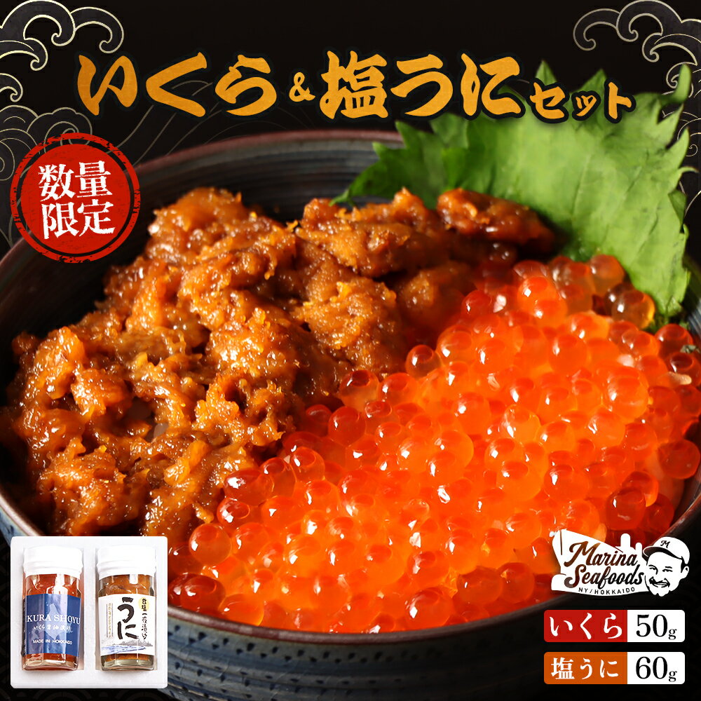 【ふるさと納税】【マリナシーフーズ】うに・いくら贅沢セット | ウニ 一夜漬け 醤油 イクラ 塩ウニ いくら 鮭 秋鮭 天然 魚卵 贅沢 高級 うに 海鮮 酒の肴 おつまみ ギフト 贈り物 お祝い 正月 お取り寄せ 北海道 羽幌町 羽幌【02137】