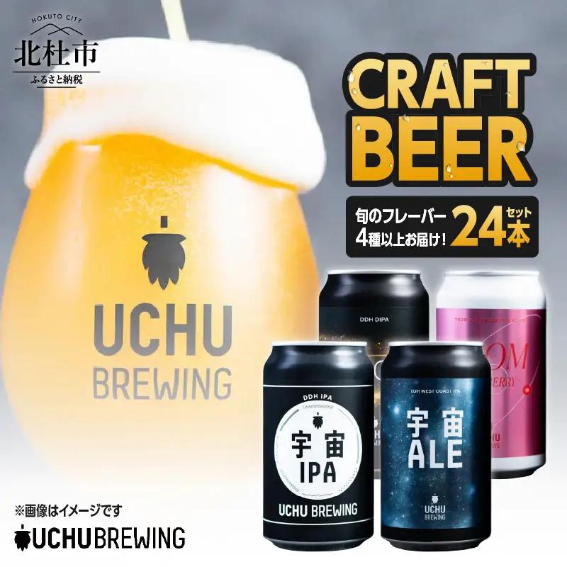 うちゅうブルーイング クラフトビール 24本セット [h131]