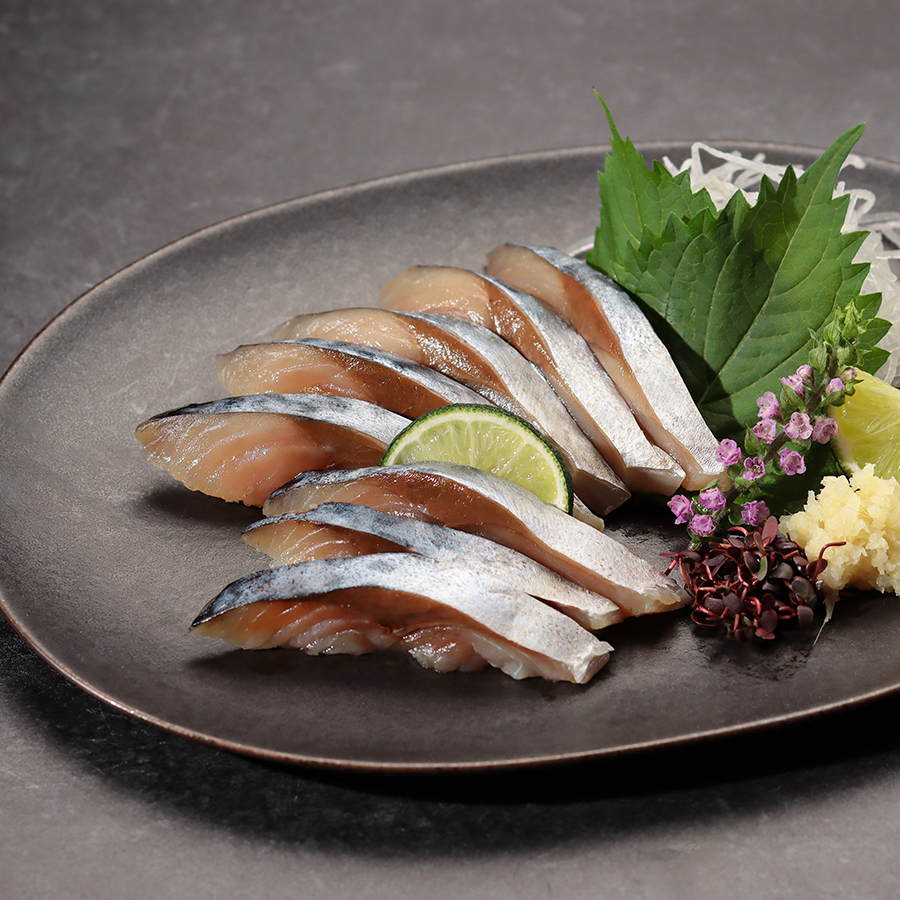 ＜紀伊長島＞「〆さば」　（スライス済）100gx3（計300g）