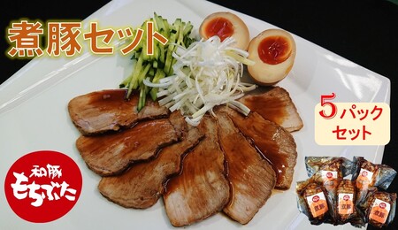 SA0626　【和豚もちぶた】煮豚セット　約1.5kg(約300g×5パック)