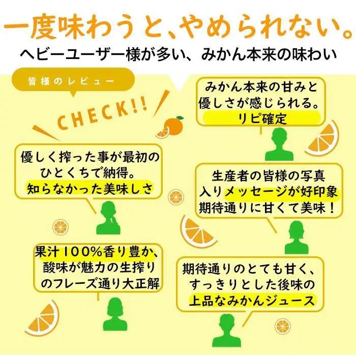 みかんジュース【お中元・のし対応】お中元 和歌山県産みかんジュース