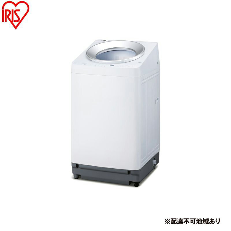 【ふるさと納税】洗濯機 全自動電気洗濯機 10kg ITW-100A03-W ホワイト 10kg 10キロ 縦型 全自動 縦型洗濯機 アイリスオーヤマ 自動投入 全自動洗濯機 省エネ ガチ落ち 極渦洗浄 シンプル デザイン 新生活 二人暮らし OSH オッシュ
