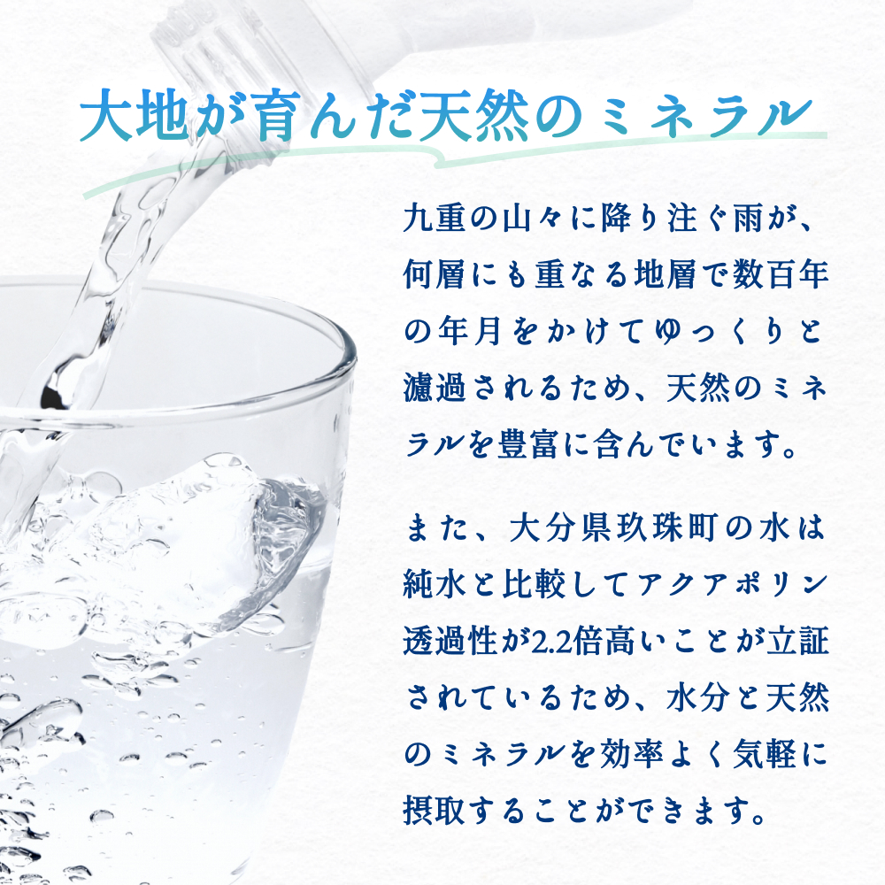 【6ヶ月定期便】天然水 シリカ 525ml × 40本 ＜シリカちゃん〜玖珠の天然水〜＞   水 水 500ml 500ml 天然水 天然水 ラベルレス 天然シリカ 水 シリカ水 ミネラルウォーター 