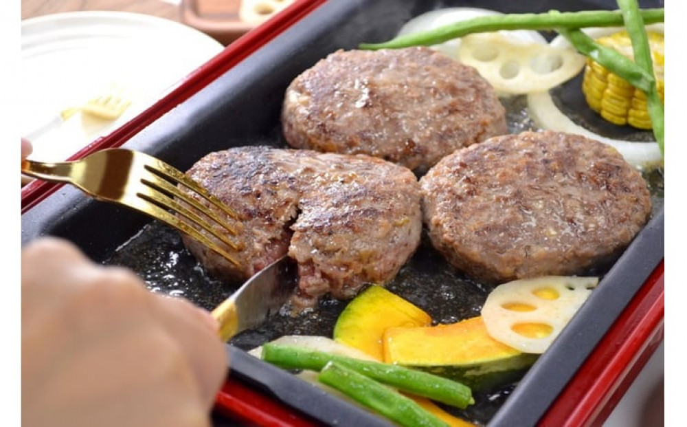 ハンバーグ 牛肉 【モンドセレクション受賞】＼黒毛和牛・国産牛／（冷凍5個ソース付） 相模原名物福よしのとろけるハンバーグ