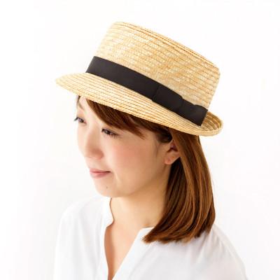 ふるさと納税 春日部市 春日部市伝統工芸品 田中帽子店　麦わら帽子　コレット　頭囲57.5cmUK-H064-NA |  | 01