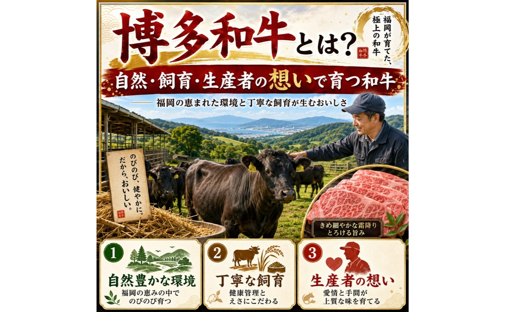 【A4～A5】博多和牛しゃぶしゃぶすき焼き用（肩ロース）1kg (250g×4p) | 牛肉 ブランド牛 国産 和牛 福岡 博多 すき焼き しゃぶしゃぶ CP056d