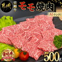 【ふるさと納税】都城産宮崎牛モモ焼肉(A5) - 牛肉 都城産宮崎牛(A5ランク) モモ焼肉 500g 最高等級の5等級 国産黒毛和牛 霜降り牛肉 焼き肉/バーベキュー/鉄板焼き ギフト 贈答用 送料無料 MJ-A002【宮崎県都城市は2年連続ふるさと納税日本一！】