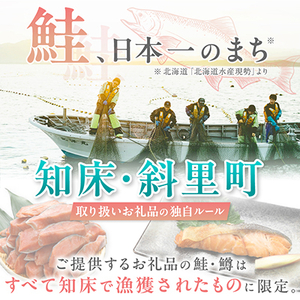 【知床斜里産】1万尾に1本、幻の魚「鮭児」のお刺身(60g×3パック)【配送不可地域：離島・沖縄県】【1372418】