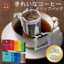【ふるさと納税】★レビューキャンペーン実施中★★特許製法★きれいなコーヒードリップバッグ12種セット(48袋)【A-836】【1204レビューCP】