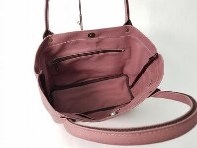 【いちひこ帆布】 ミニトート/あずき