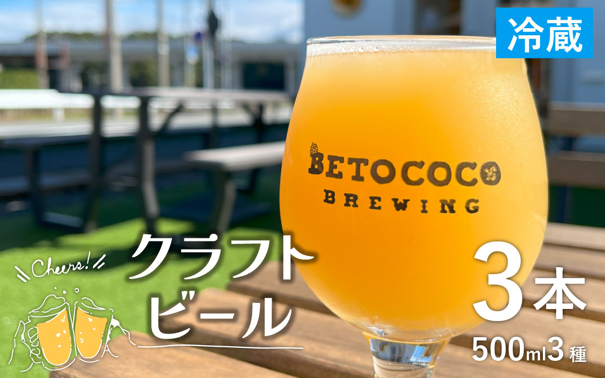 
【おまかせ】クラフトビール 500ml 3種（計3本） / ビール お酒 地ビール 缶ビール 缶 IPA おしゃれ 晩酌 ギフト 福井県 あわら市
