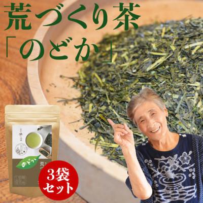 ふるさと納税 八女市 深蒸しの八女茶!荒作り茶のどか100g入り3袋セット