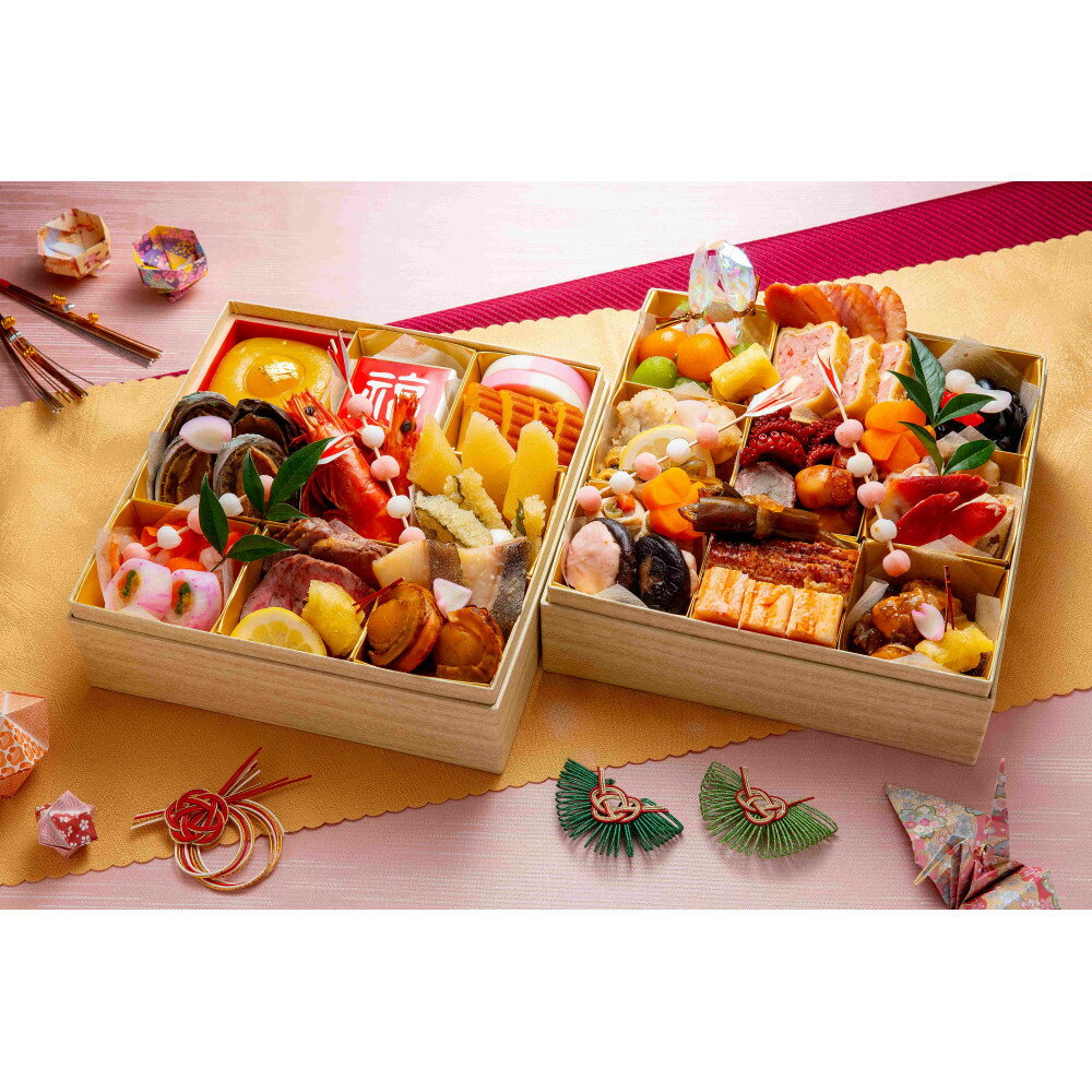 【ふるさと納税】【蔵の街とちぎ】栃木グランドホテル生おせち和洋折衷二段重《極美／きわみ》