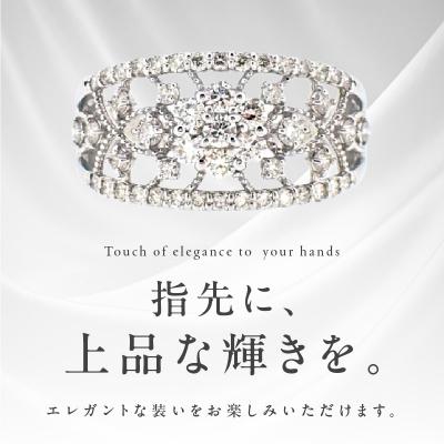 ふるさと納税 泉佐野市 ARC-EN-CIEL　プラチナダイヤ0.70ctリング【鑑別書付き】サイズ『15号』 |  | 01