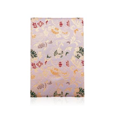 ふるさと納税 八尾市 西陣織御朱印帳 鶴飾り&amp;専用箱付き(藤宴とうえん)/L115