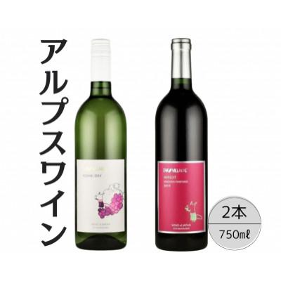 ふるさと納税 笛吹市 アルプスワイン　甲州ドライ・メルロ 計2本セット 167-106