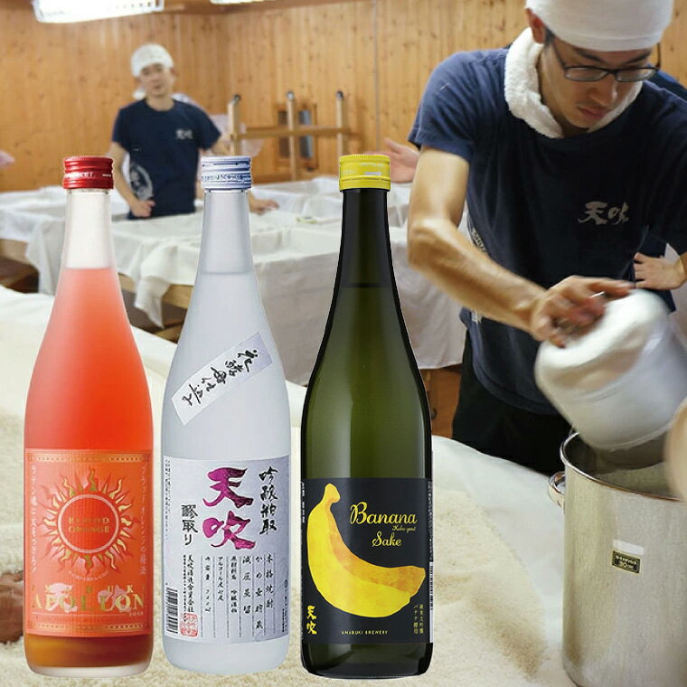 【ふるさと納税】みやき町の地酒「天吹」大吟醸・粕取り焼酎・リキュール（CN034）