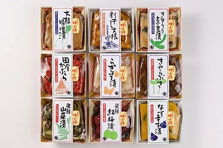 飛騨の味小鉢セット（９種類のお漬物やお惣菜の詰合せ）贈答 ギフト おかず 漬け物【3-3】