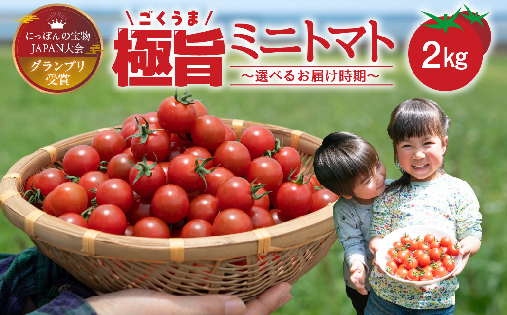 
                  グランプリ受賞 完熟 出汁推し実 ミニトマト 2kg 
                