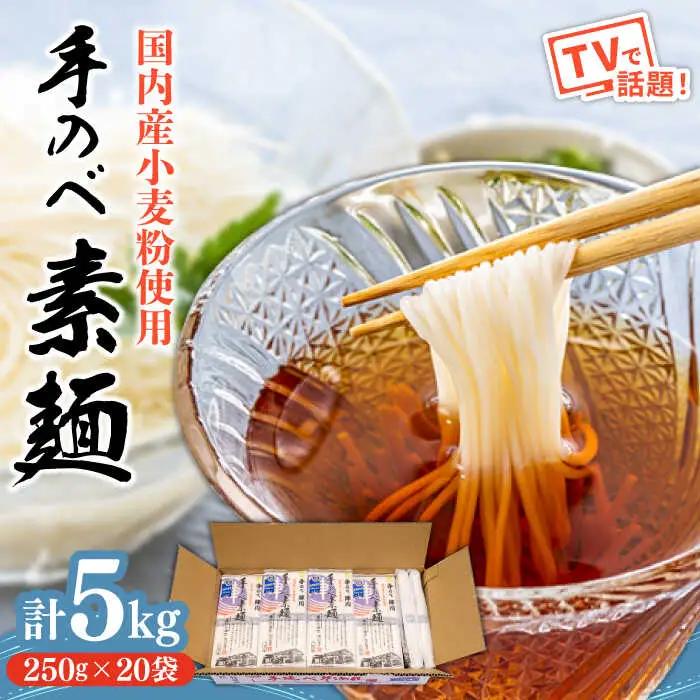 手延べそうめん 5kg [SCH018] そうめん