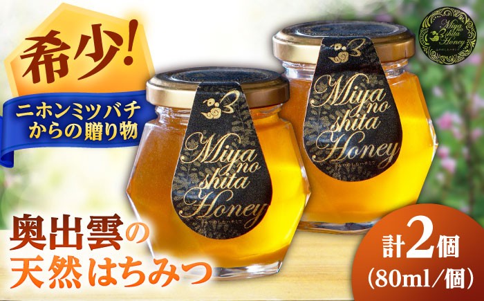 
                  はちみつ 希少な天然日本ミツバチの「はちみつ」 80ml×2個 蜂蜜 国産 日本蜜蜂 ニホンミツバチ 天然 100% 80ml 2個 2本セット セット 詰め合わせ 瓶詰め 生はちみつ 非加熱 完熟 お取り寄せグルメ ご当地グルメ 高級 希少 貴重 贈り物 人気 おすすめ 送料無料 百花蜜 酵素 栄養 健康 美容 パン ヨーグルト 島根県雲南市/みやのしたハチミツ [AICL001]
                