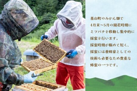 【2か月定期便】みよしの蜂蜜(みかん)220g×1本 K063388