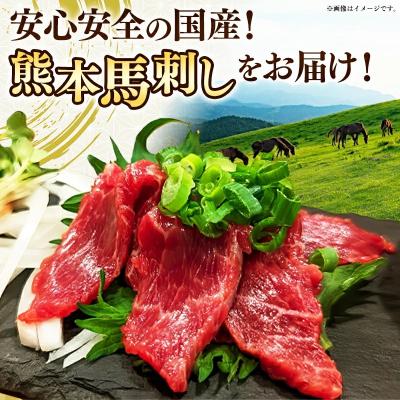 ふるさと納税 甲佐町 国産 特選 上赤身馬刺しセット【熊本と畜】 |  | 02