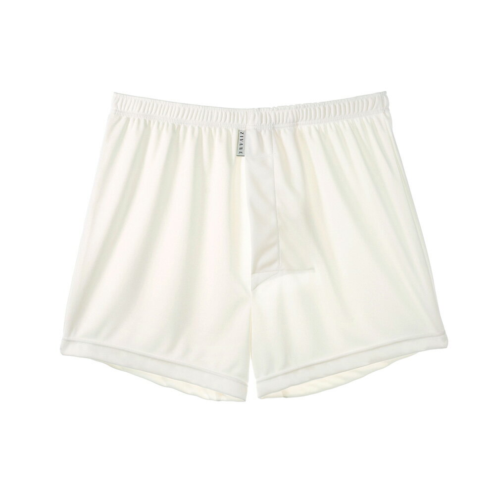 【ふるさと納税】メンズ 下着 ショートトランクス 10/ZIVANE/Ivory 1枚/締め付け感の無い/専用BOX付き アンダーウェア