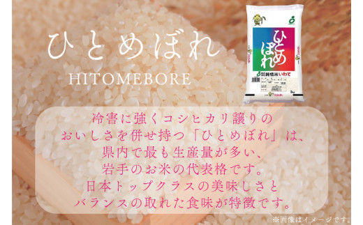 ★ 令和8年産 新米 ★【無洗米】岩手県産ひとめぼれ5kg お米 ご飯 ライス 岩手県産 白米 ごはん (AE173)