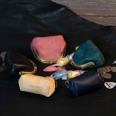 ふるさと納税 小牧市 【soul;solid】ワンタッチ真鍮がま口ミニポーチ 色:ネイビー[178S12-03] |  | 01