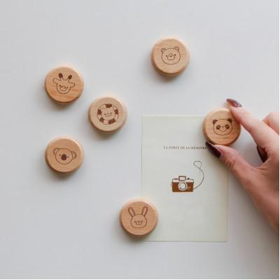 ふるさと納税 三木市 HOPPL(ホップル)オリジナル商品　木製マグネット　6個入り |  | 01