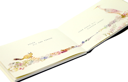 絵本「うさぎがきいたおと」　美篶堂　布製特装版【013-48】｜うさぎがきいたおと 絵本 えほん 美篶堂 布製特装版 手製本 限定版 特装絵 伊那市 長野県 ふるさと納税