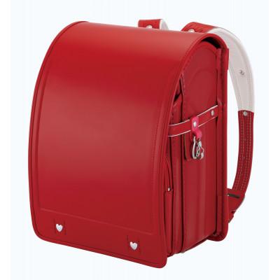 ふるさと納税 愛西市 フィットちゃんランドセル『牛革ボンジュール』　赤