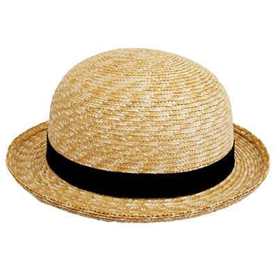 ふるさと納税 春日部市 春日部市伝統工芸品 田中帽子店子ども用麦わら帽子ルナ　頭囲54cm　UK-H010-SBK54