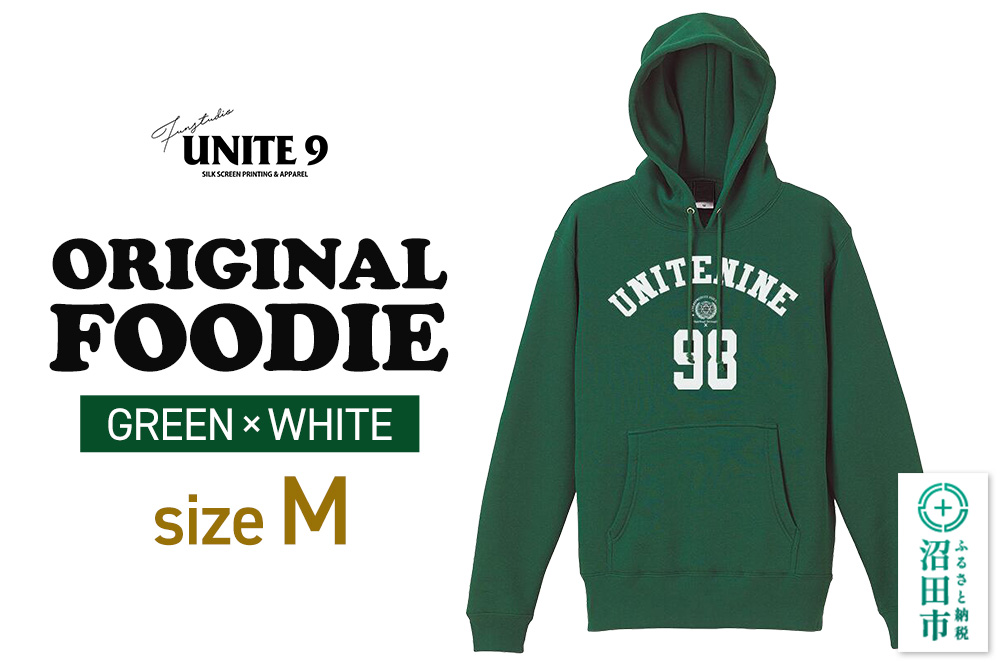 ORIGINAL FOODIE GREEN×WHITE ／ M FUN工房UNITE9