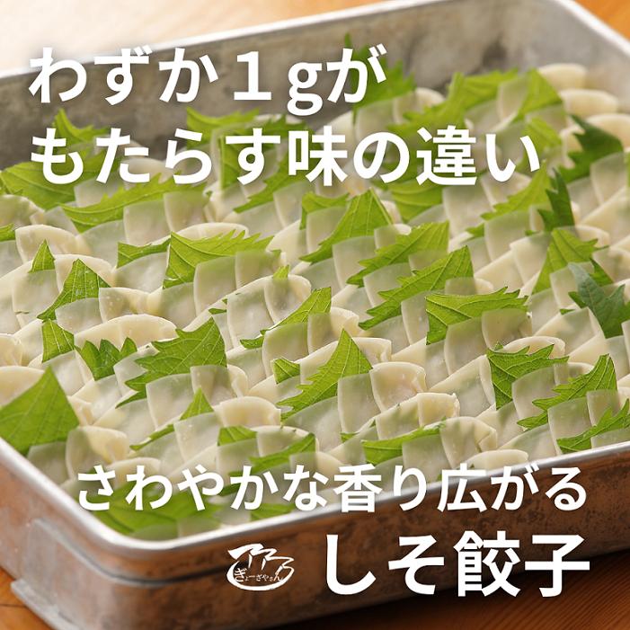 ⑳ぎょーざやさんのしそ餃子18個入り（027_5022）※北海道・沖縄・離島への配送不可