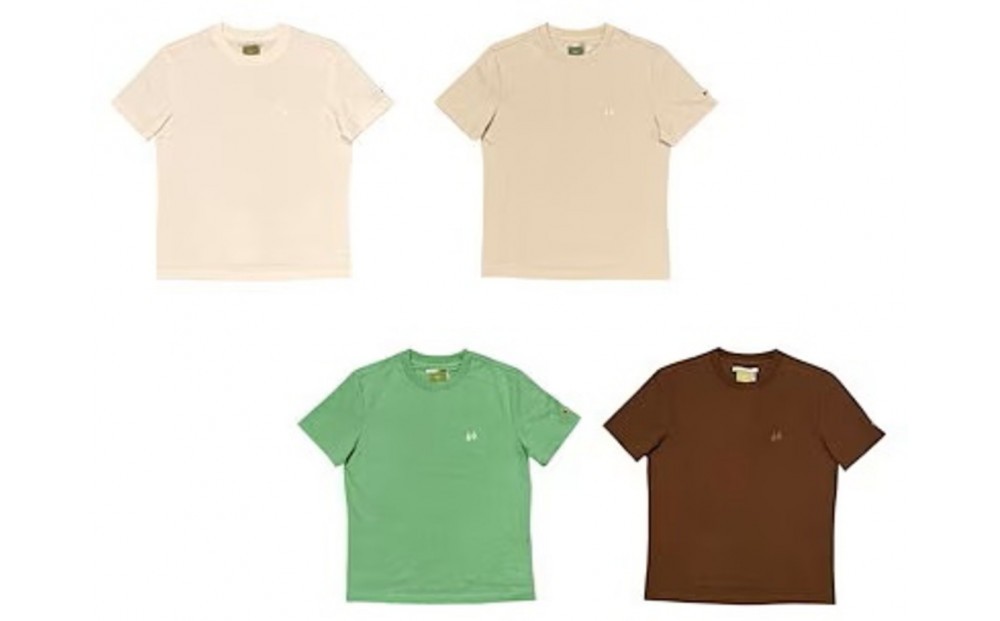 
                  【サイズ選択可】サスティナブルTシャツ（スリーブロゴ）ライトベージュ
                