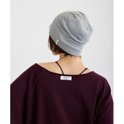 ふるさと納税 豊中市 【杢グレー】室内用帽子 オーガニックコットン 天4方ワッチ |  | 02